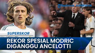Rekor 11 Tahun Luka Modric Terjegal Ancelotti, Sering di Bangku Cadangan Apa akan Tetap Bertahan?