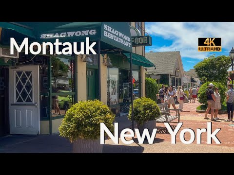 Walking Montauk, New York [4K] : Montauk New York