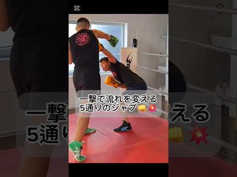 一瞬で流れを変える5通りのジャブ🥊