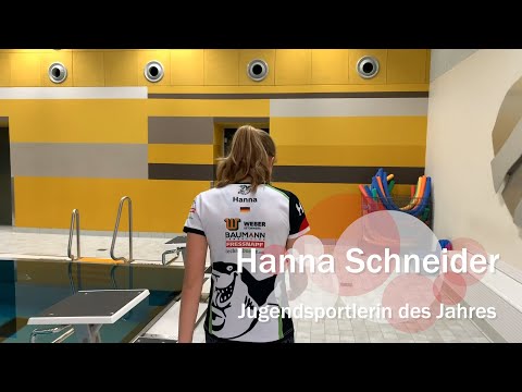 Jugendsportlerin des Jahres 2019 - Hanna Schneider /Schwimmen/