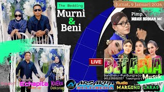 Download lagu 🔴LIVE BETARIA MUSIK // RESEPSI PERNIKAHAN : MURNI & BENI // JUMAT, 09 JANUARI 2026 mp3
