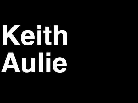 How to Pronounce Keith Aulie Tampa Bay Lightning NHL Hockey Player Runforthecube