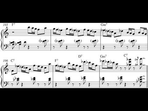 David Kikoski - Some other blues | Piano solo transcription