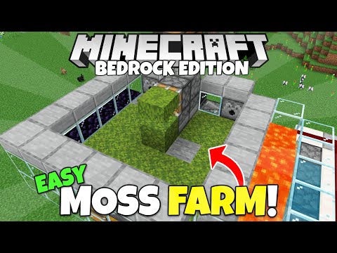 Minecraft Bedrock: Insane Moss Farm Tutorial!