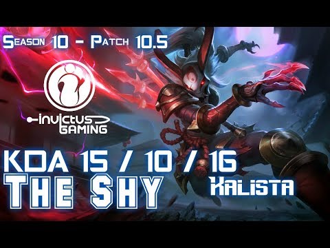 IG The Shy KALISTA vs LUCIAN Top - Patch 10.5 KR Ranked