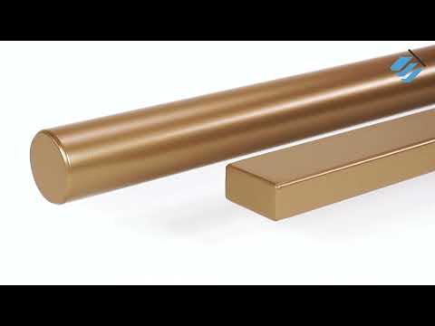 Support Main Courante LIDO LR-02-313 – Laiton Massif, Finition Laiton, Neuf