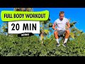 FULL BODY WORKOUT For Football Players | 20 Min Intense | BODYWEIGHT | Improve Your Strength