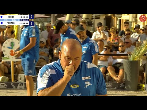 👍 Top partie Finale ROCHER vs PUCCINELLI : Mondial à pétanque Laurent BARBERO - Fréjus 2022