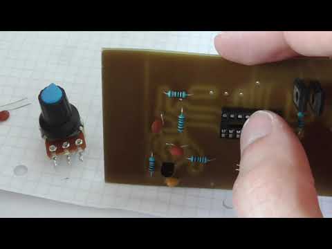 Platine bestücken  TL494 Modulator für Sender ELH#146