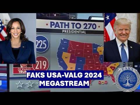 FAKS USA VALG 2024 MEGASTREAM