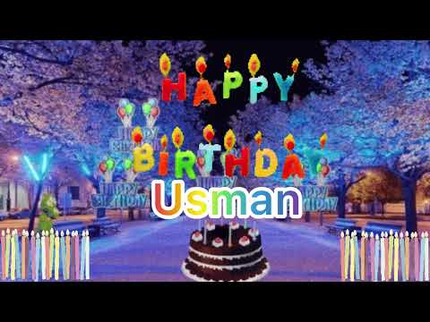 Happy Birthday song Usman