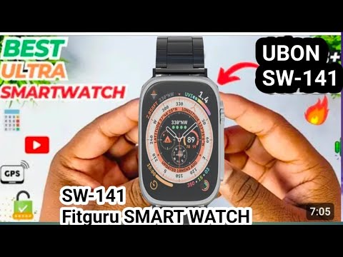 Ubon Sw-141 Smart Watch 🔥 Smart Watch Ubon Sw141 Review/How to connect ubon smart watch for mobile