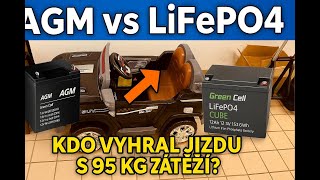 Baterie Green Cell CUBE LiFePO4 LFPGC12V10AH LiFePO4 Baterie 12V, 12,8V 10Ah, 128Wh IP54