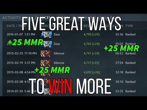 How to win more Dota 2 games and increase your MMR (5 great great rules - Dota 2 pro guide)