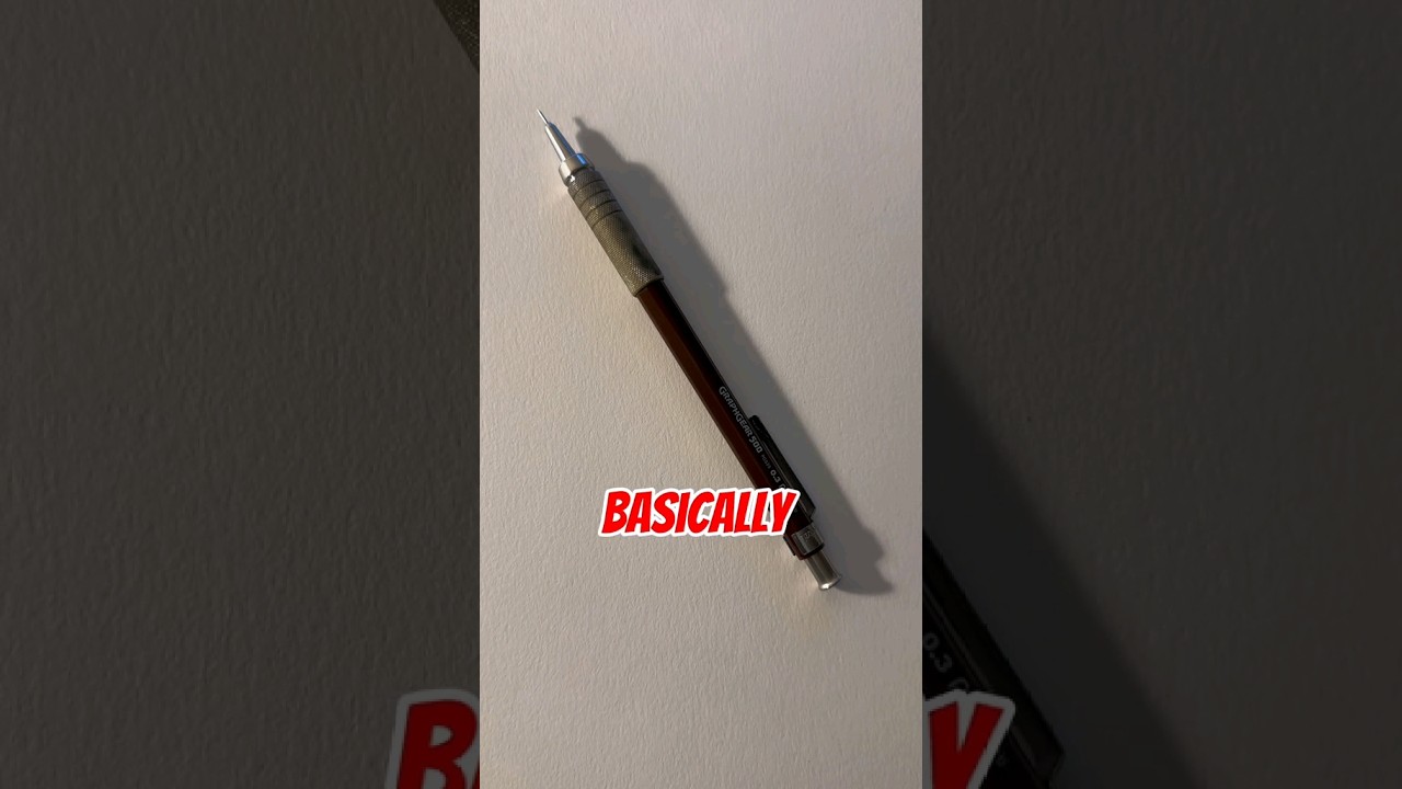 What type of pencil ✏️ is that Jmarron use to draw?