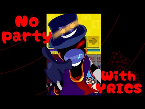 NO PARTY With Lyrics Ft. @ToasterOven22 | FNF Mario's Madness Lyrical Cover