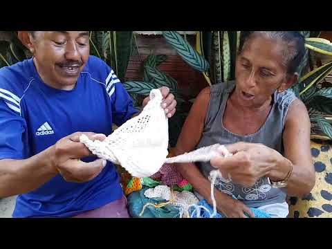 Dona Graça apresenta seus trabalhos artesanais - Bela Cruz, CE