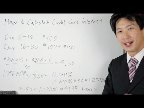 How Credit Cards Calculate Interest