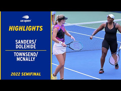 Sanders/Dolehide vs. Townsend/McNally Highlights | 2022 US Open Semifinal