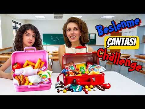 BESLENME ÇANTASI CHALLENGE!!! | Esmanur ve Sara