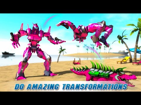 Real Robot Crocodile Simulator- Robot transform Games #Part-02 Android Gameplay FHD.