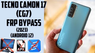 Tecno camon 17 frp bypass android 12(without pc)(2023)