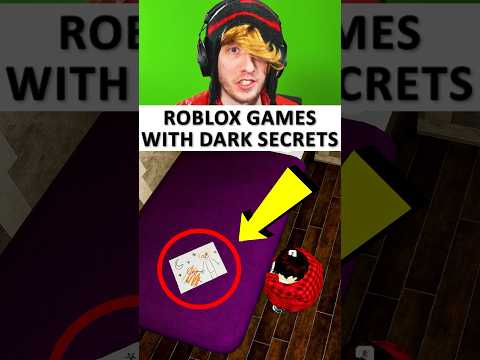 Roblox Games With Dark Secrets