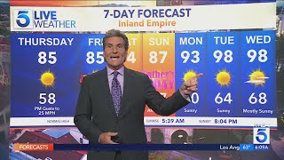 Steady cooling through Friday, morning drizzle possible