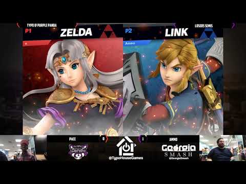 Panda Smash Monday 6/10/19 - Pace(Zelda) VS Ammo(Link/Roy) - Losers Semis