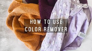 How to Use Color Remover