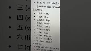 Download lagu Angka dalam bahasa mandarin #bahasamandarin #mandarinpemula #belajarmandarin mp3