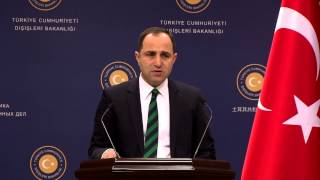 Dışişleri Bakanlığı Sözcüsü Tanju Bilgiç'in Basın Bilgilendirme Toplan
