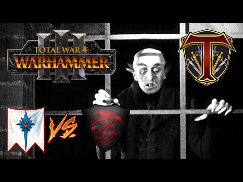 VON CARSTEIN CREW | Vampire Counts vs High Elves - Total War Warhammer 3