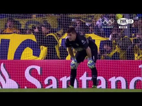 Boca Juniors 1 (4-3) 1 Nacional Uruguay Penales Cuartos de Final Copa Libertadores 2016 Bombonera HD
