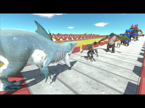 KING SHARK OASIS DEATH RUN - Animal Revolt Battle Simulator