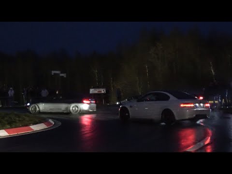CARFREITAG Nurburgring 2023 Boulevard! Crazy Drifts! Guillia GTA, M2, M3 V8, M140 650 HP etc