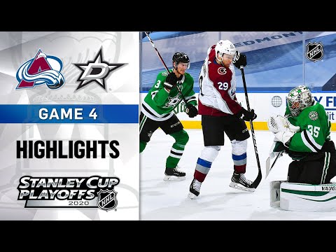 NHL Highlights | Second Round, Gm4 Avalanche @ Stars - Aug. 30, 2020