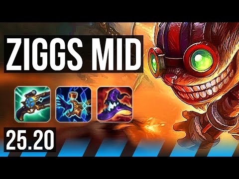 ZIGGS vs ORIANNA (MID) | 11/0/5, Legendary | EUW Master | 25.20