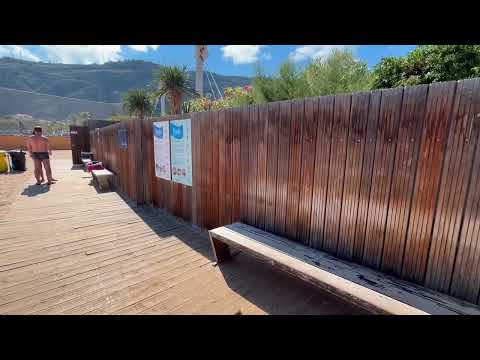 Machico Beach on Madeira Island - Madeira-Island-Map.com