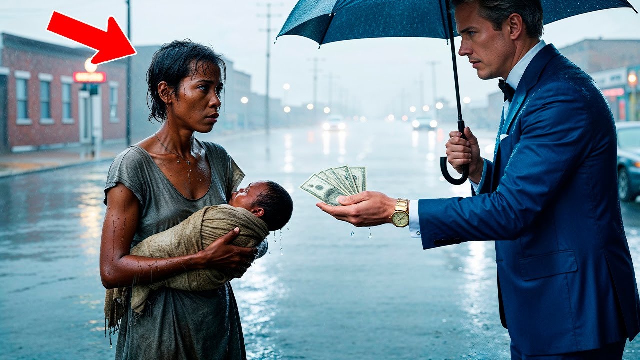 Millionaire Gave Poor Woman Money for Her Baby’s Food, but the Next Day Saw Her at His Wife’s Grave