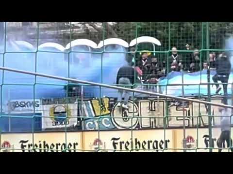 BSG Chemie Leipzig - Chemnitzer FC (Eindrücke aus dem Gästeblock)
