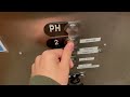 Pressing The Alarm Button In An Otis Series 5 Elevator