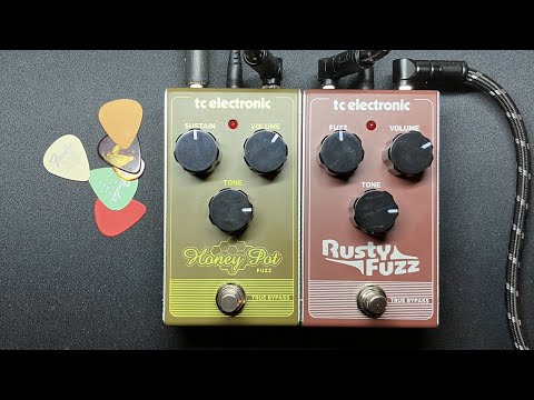 Bass guitar fuzz comparison - TC Electronic Honey Pot Fuzz vs Rusty Fuzz