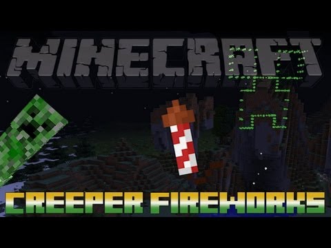 EPIC Minecraft Creeper Fireworks!!