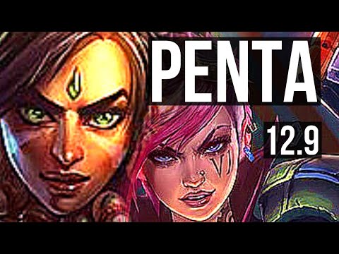 NIDALEE vs VI (JNG) | Penta, 9 solo kills, Legendary, 1.0M mastery | EUW Diamond | 12.9