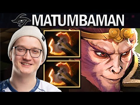 SECRET.MATUMBAMAN MONKEY KING WITH DOUBLE BATTLEFURY - DOTA 2 7.24 GAMEPLAY