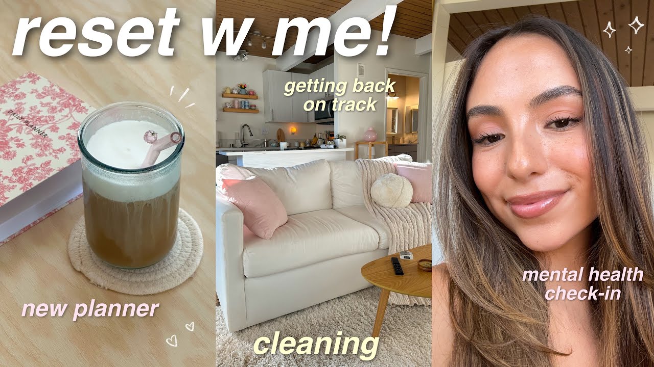 RESET WITH ME 🧘🏻‍♀️ CLEANING, PLANNING, MENTAL HEALTH CHAT, ETC!