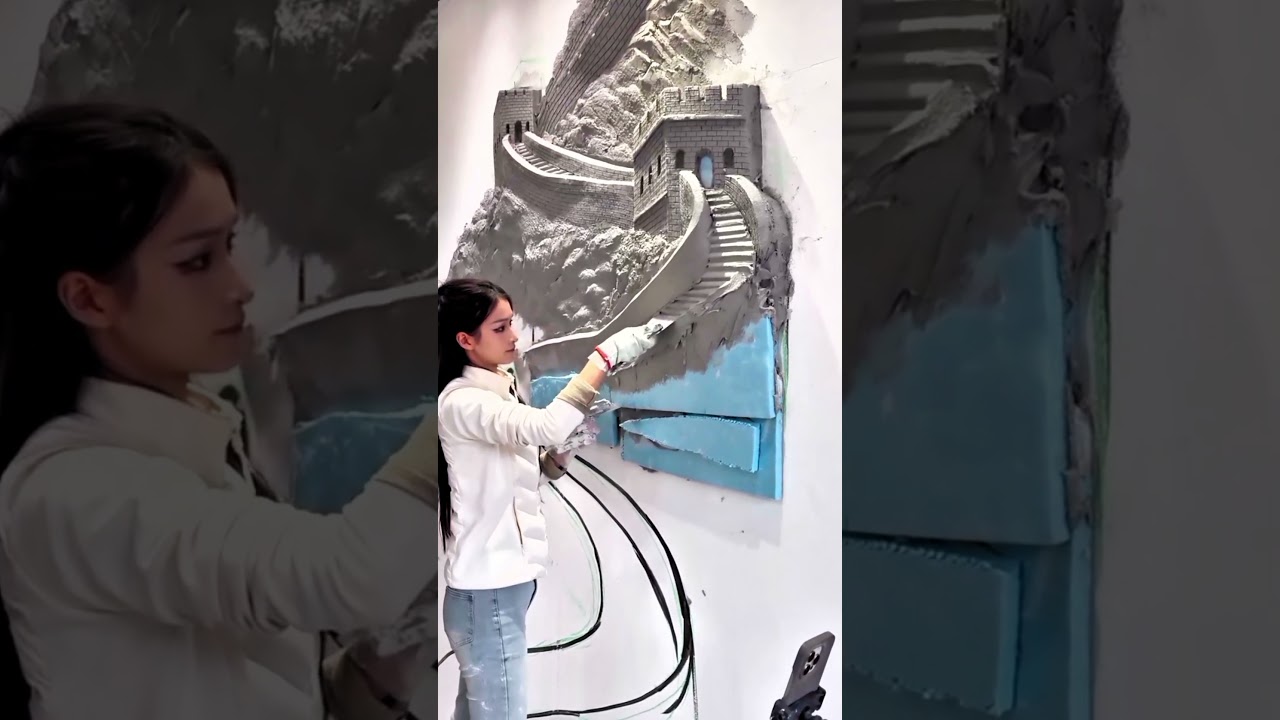mural art 😱 #beautiful #art #funny #song #music #painting #oilpainting #trend #homedecor #painters