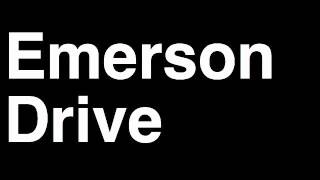 How to Pronounce Emerson Drive Country Music Video Cover Songs Lyrics Tour Concert Interview