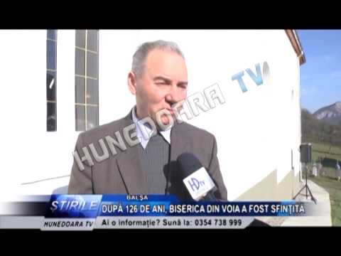 DUPĂ 126 DE ANI, BISERICA DIN VOIA A FOST SFINŢITĂ